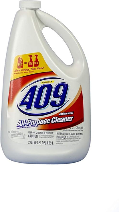 Formula 409 00636 Antibacterial Kitchen All Purpose Cleaner Disinfectant, Regular, 64oz Refill - 2 Pack