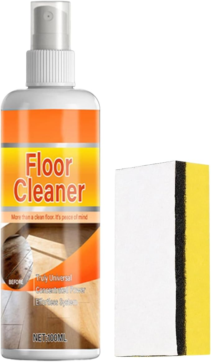 Stain Removal Spray - 100ml Multi Floor Cleaner, Fragrant Deep Cleaning Formula for Laminate Hardwood Tile Marble, Ideal for Bedroom Kitchen Entryway High Traffic Areas