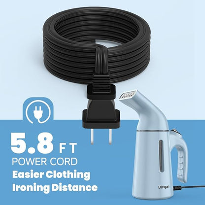 Steamer for Clothes 700W, Fast Heat-up in 40S, 120ML Water Tank, 25g/min Strong Penetrating Steam, Portable Clothes Steamer Iron for Travel and Home(GY169-Blue)