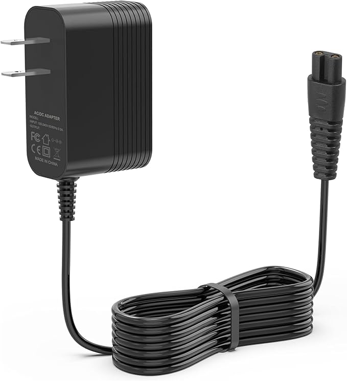 Charger for Khelfer Electric Spin Scrubber Kh8 Pro, 9V Charger Power Cord Compatible with Kh8 Series Kh1 Pro Kh2 Pro KH8W KH8B KH8G AC DC Power Supply Adapter