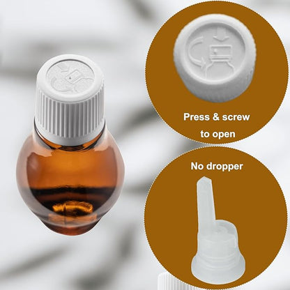 2 Scents Natural Essential Oil Refill and Wick Set (Happy Citrus, Dry Lavender) for DIY Plug-in Air Freshener w/Earffloz Fragrance Plug Oil Diffuser (2x20ml Essential Oil + 2 Wicks)
