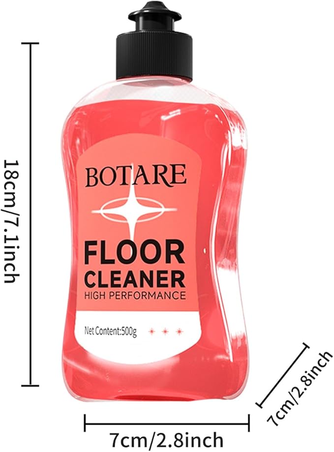 Floor Cleaner Liquid for Mopping, Household Deep Cleaning Solution for Wood,Hardwood,Tile,Laminate,Marble & Porcelain & Bathroom,Sakura Scent,17.6 Fl Oz Each(1 Bottle+1 Cleaning Cloth)