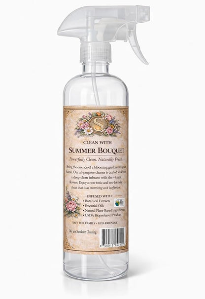 All Purpose Cleaner, Plant Based, USDA BioPreferred, (Summer Bouquet)