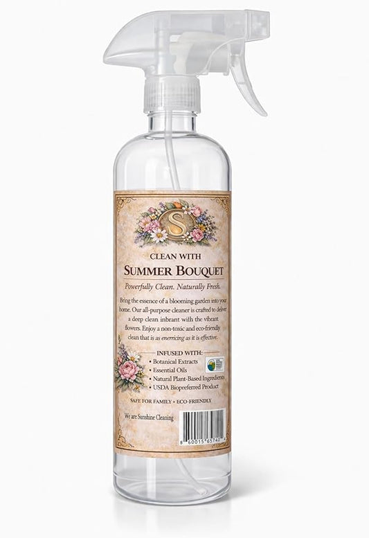 All Purpose Cleaner, Plant Based, USDA BioPreferred, (Summer Bouquet)