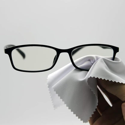 AAwipes Eyeglasses Cleaning Microfiber Cloths Bulk (5.5"x5.5", 5 Colors, 100 pcs, No Logo, Sublimation Cloths Blank) for Eyeglasses, Lenses, Phones (V1595)