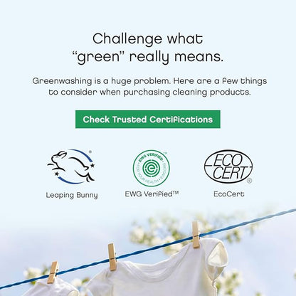 AspenClean | Laundry Pods | Unscented | Clean Detergent for Sensitive Skin | Zero Plastic | Non - Toxic | 100% Natural | EWG Verified - 36 Count