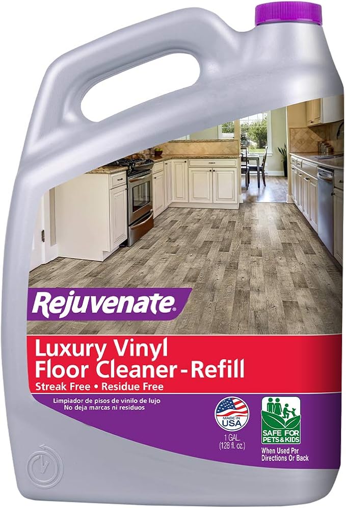 Rejuvenate All Floors Restorer and Rejuvenate Luxury Vinyl Floor Cleaner (1 Gallon)