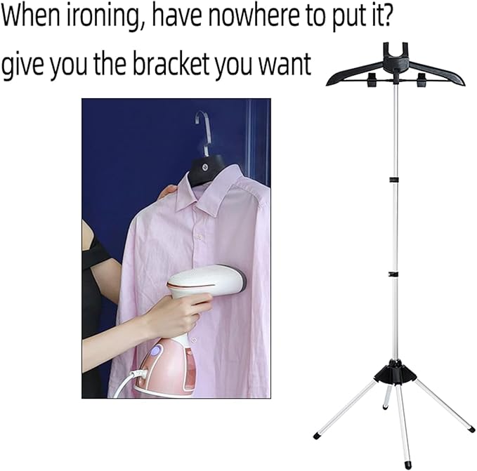 Garment hanger for steaming clothes with Ironing Gloves,Clothes Steamer Stand Hanger,Steam rack for clothes,Handheld garment steamer rack,Clothes hanger for steam ironing,Steam stand clothes