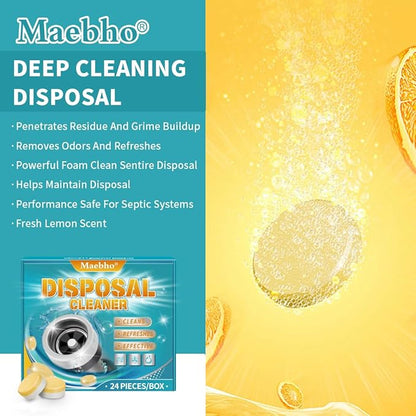 Automatic Toilet Bowl Cleaner Tablets 12-Pack and Garbage Disposal Cleaner Tablets 24-Pack