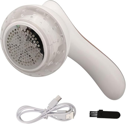 USB Rechargeable Fabric Shaver, Electric Lint Remover for Clothes with Spare Head, Portable Fuzz Ball Defuzzer for Sweaters Furniture Couch Blanket