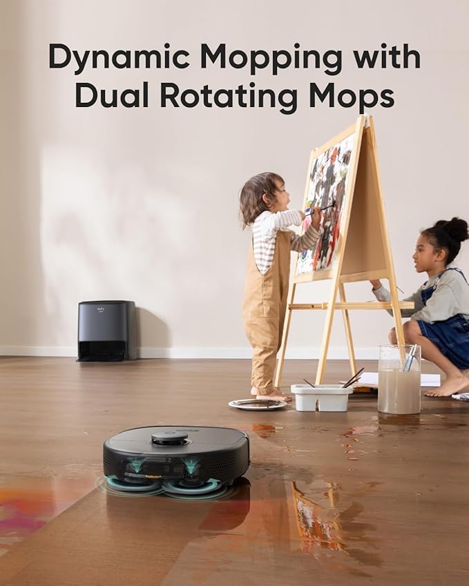 eufy RoboVac Hard Floor Cleaning Solution (2 Bottles), Dilution Ratio 1:200, 473 ml, Floor Cleaner, Eco-Friendly, Plant-Based,Compatible with Omni C20, X8 Pro, X10 Omni, G series, L Series