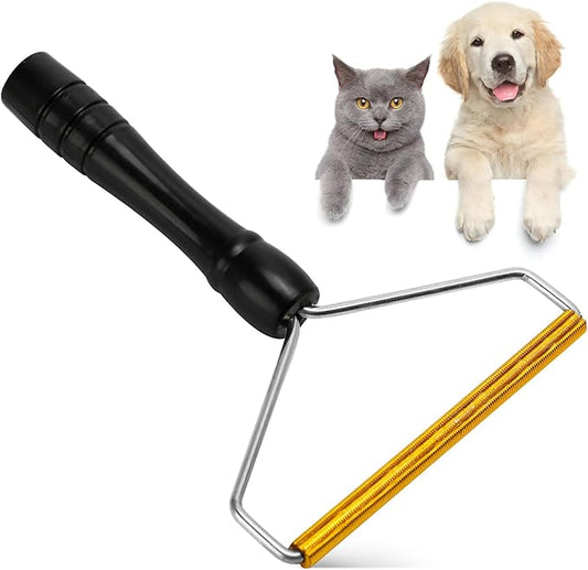 Pet Hair Remover, Dog&Cat Hair Remover Cleaner Pro, Portable Fur Remover Tool for Couch, Clothes, Pet Towers & Rugs, Black