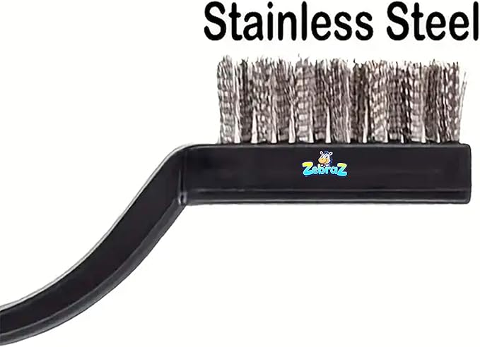 Heavy-Duty Oven, Grill & Fryer Cleaner Kit – 3 Bottles (32 fl oz Each) + Trigger Sprayer + 2 Steel Sponges + 2 Wire Brushes – Commercial Grade Grease Remover