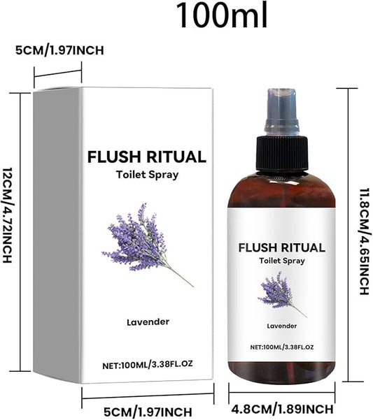 Toilet Spray - Odour Eliminator Spray | 100ml Bathroom Cleaner | Long Lasting Toilet Bowl Freshener For Daily Restroom Deodorizer Apartment Dorm Family Travel Airplane Trash Can College Home