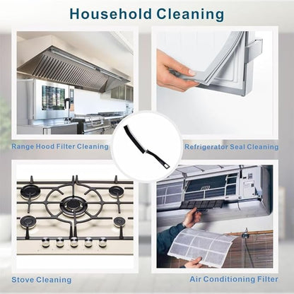 Washing Machine Cleaner Brush Set (6-Pcs) for Front & Top Load Washers – Deep Cleaning Kit for Rubber Seal, Drum, Dispenser, Tight Gaps & Multipurpose Cleaning in Kitchen, Bathroom & Home