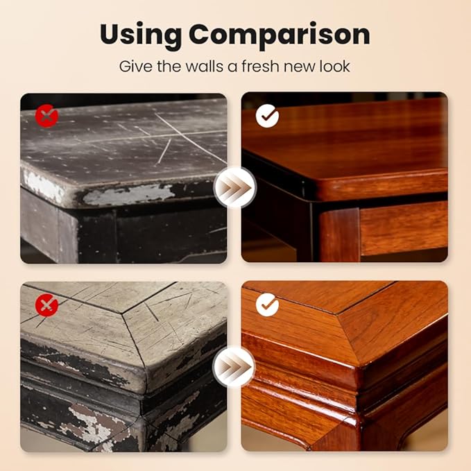 Professional Wood Floor Scratch Repair, Wood Repair Kit, Restore A Finish for Wood, Floor Cover Nicks and Scratches, Hides Minor Defects, Wood Furniture Repair Kit (1Set)