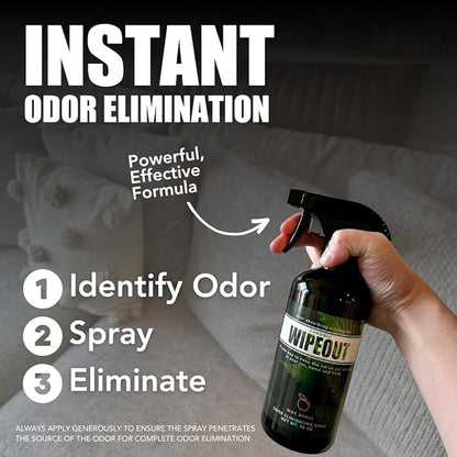 Chronic Wipeout Smoke Smell Eliminator for Home, Cars, Clothes, & More | Smoke Odor Eliminating Spray for All Kinds of Strong Smoke | Gifts for Smokers - Apple, Bamboo Teak, & Unscented 3 Pack - 4 oz