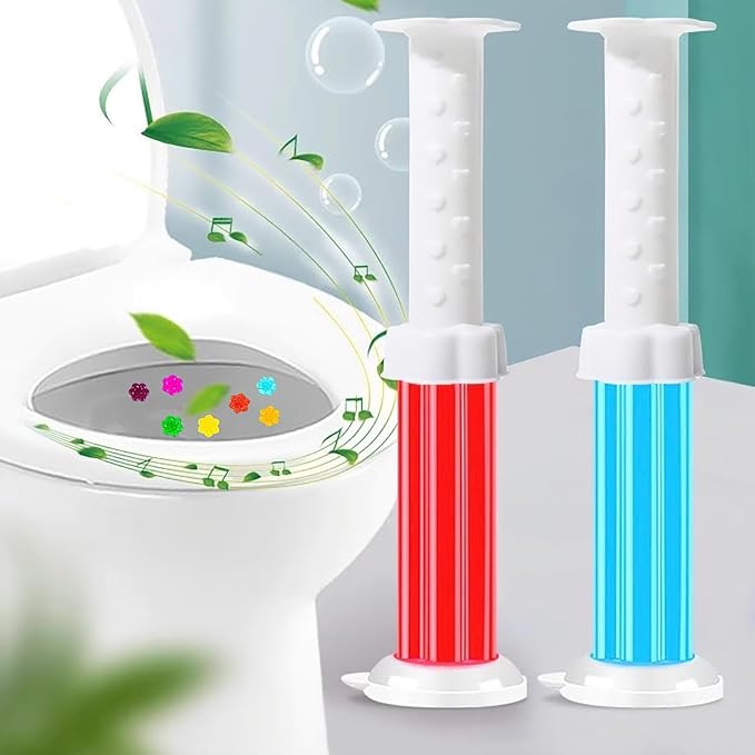 Toilet Gel Stamp, 84 Count 6 Kinds of Scent Toilet Bowl Cleaners, Toilet Stain Removal Cleaning Air Freshener (6 Pcs)
