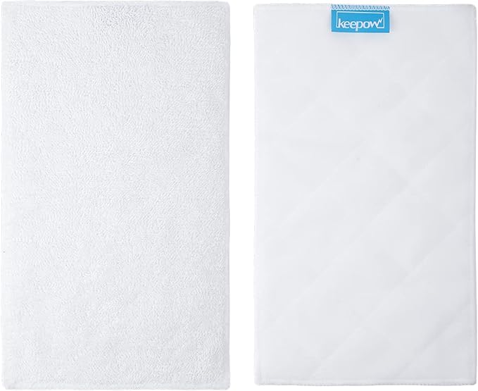 KEEPOW Steam Mop Pads Compatible with Light n Easy S3101 S7326 S3601 7688ANB 7688ANW 7618ANB 7618ANW Steam Cleaner(6 Pack)