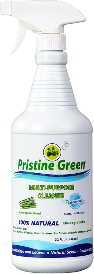 100% Natural All Purpose Cleaner | Plant based | Biodegradeable | Lab Tested | Patented Formula (Lemongrass)
