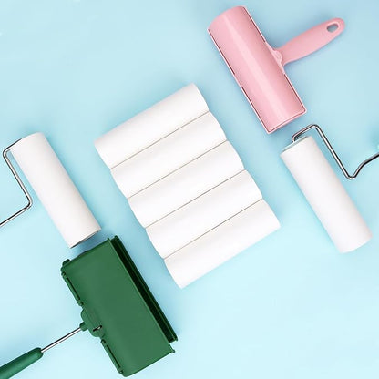 6.3 inch Lint Roller Refills Extra Sticky for PetLovers BomDa YabeePet Fedicelly and More 6.3'' Large Lint Rollers 60 Sheets per Refill Pack of 5 Rolls 300 Sheets Total