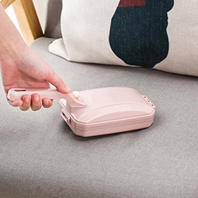 2X Carpet Cleaner Brush Sweeper Dirt Handheld Sofa Bed Pet Hair Debris Dirt Fur Roller Brush Household Cleaning Tool
