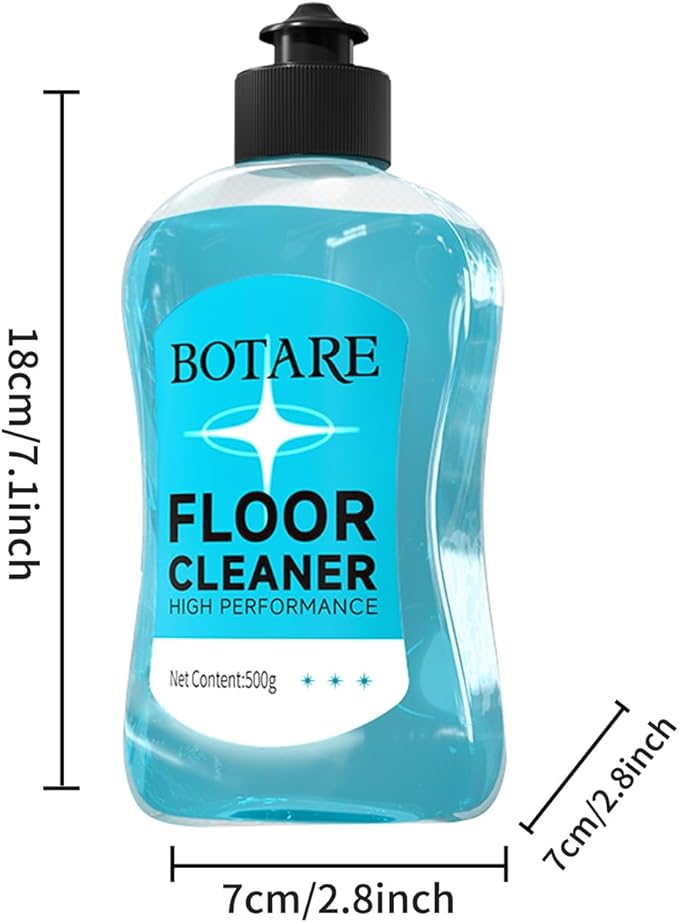 Floor Cleaner Liquid for Mopping, Household Deep Cleaning Solution for Wood,Hardwood,Tile,Laminate,Marble & Porcelain & Bathroom,Ocean Scent,17.6 Fl Oz Each(1 Bottle+1 Cleaning Cloth)