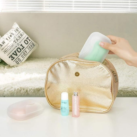 Travel Soap Holder Bar Soap Dish Shower Soap Saver Case Container Box for Bathroom Camping Gym Vonpri (Transparent 3pack Without Bag)