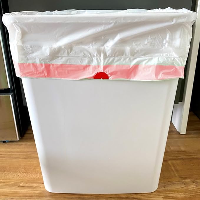 BEIDOU-PAC 39 Gallon Lawn & Leaf Trash Bags Drawstring, 50 Count, Heavy Duty White & Unscented Plastic Bags, Multi-purpose Garbage Bags for Home Commercial, Outdoor, Construction, Industrial