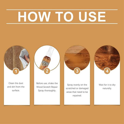 Wood Scratch Repair,Table Scratch Remover and Restorer - Floor Polish and Restorer Natural Shine Removes Scratches Leaves Protective Layer for Home