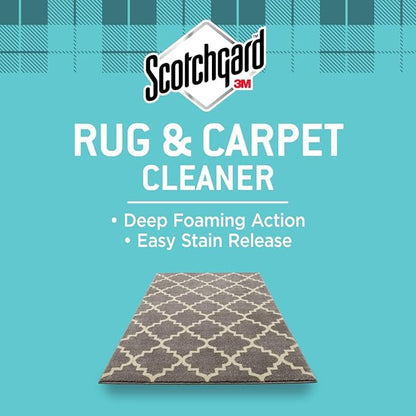 Scotchgard Rug & Carpet Cleaner, Fabric Cleaner Blocks Stains, Cleaning Sprays Make Cleanup Easier, 16.5 oz