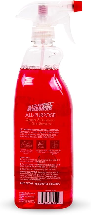 La's Totally Awesome All Purpose Cleaner 64 oz + All Purpose Cleaner Cherry Blossom Plant-Based Spray 32oz (Pack of 2)