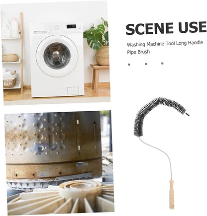 Washing Machine Cleaning Brush Long Handle Universal Washer Tubing Brush Easy Clean Lint Trap Cleaner Tool for Appliances