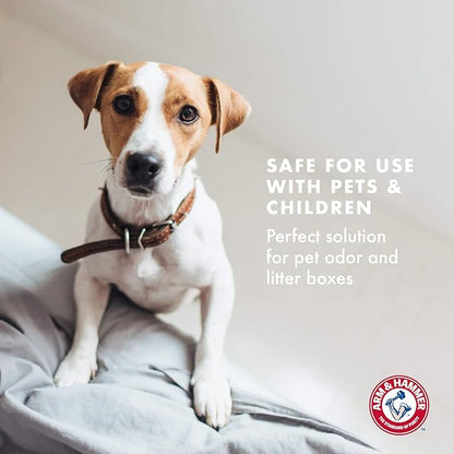 Arm & Hammer For Pets Air Care Calming Bamboo Charcoal Air Purifying Bag, Lavender Vanilla Scent - Odor Absorbing Charcoal Bag - Easy Pet Odor Eliminator for Pet Households, 17.6 Oz