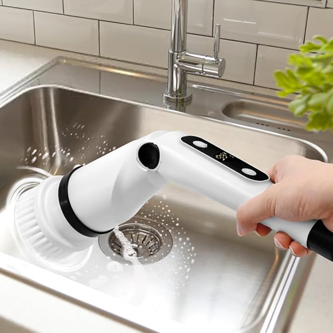 IEZFIX Electric Spin Scrubber X03 Turbo Brush Head Replacement, Multi-Purpose Cleaning Brush Set