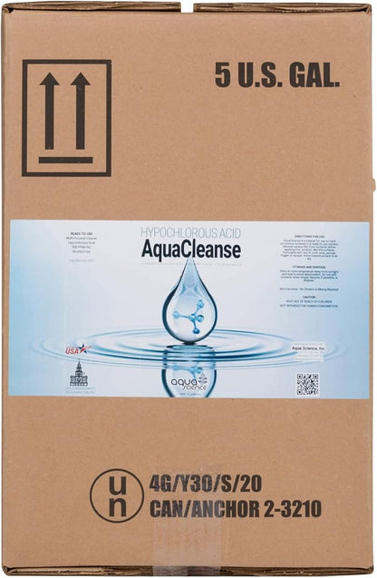 Hypochlorous Acid (5 Gallon Pail) For Cleaning (Dental & Medical Professionals). All Natural HOCL Surface Cleaner For ULV Fogging Machines (Foggers) (5 Gallon Pail)