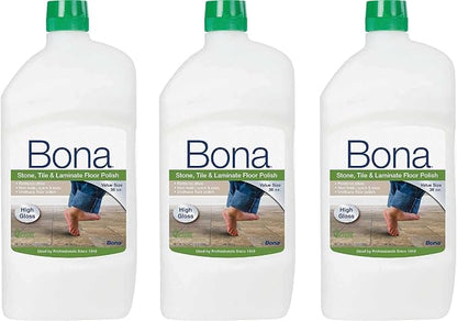 Bona Stone Tile & Laminate Floor Polish, 32 oz, 3 Pack