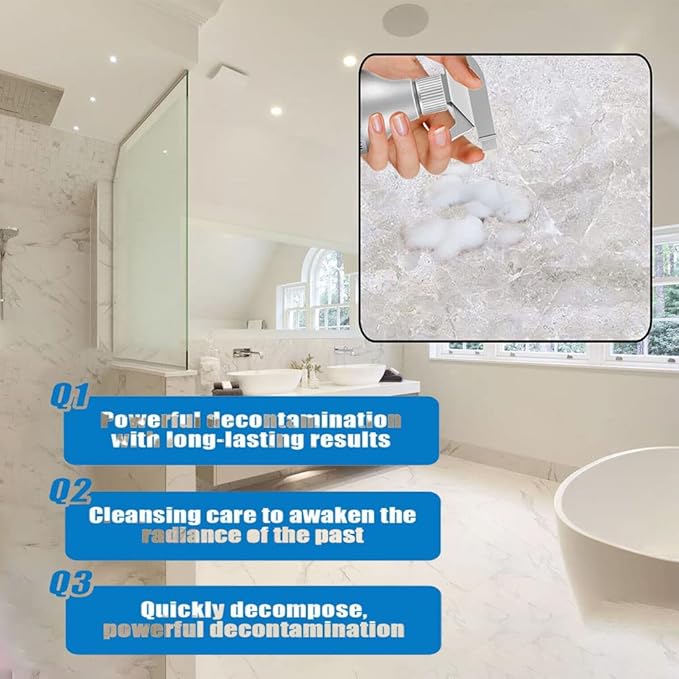 Stubborn Stains Cleaner - Bathroom Descaler Cleaner, Limescale Cleaner, Luckydogs Multipurpose Bathroom Foam Cleaner, All-Purpose Bathroom Descaler Foam Cleaner Spray (1 bottle)