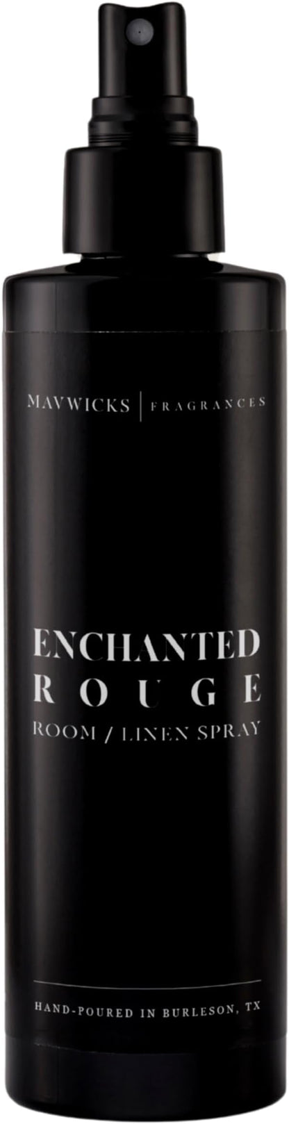 Fragrances - (Enchanted Rouge) Linen & Room Spray (8oz) – Bedroom & Home Fragrance Mist, Long-Lasting Freshness To Brighten Up Your Space, Fabric & Air Freshener, Aromatherapy Scent Spray