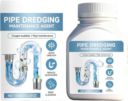 Drain Unblocker, Sink Unblocker, Toilet Cleaner, Fast-Acting Sink Toilet Drain Cleaner, Dissolves Hair Grease Soap Scum, Clog Remover & Pipe Deodorizer for Pipes Home Use (1PC)
