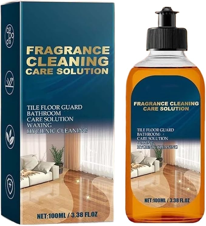 Liquid Floor Mopping Cleaner, 3.38 FL.oz Fragrance Odor Remover, for Wood, Tile, Laminate, Home, Office, Kitchen, Bathroom, Deep Cleaning, Freshed Smell