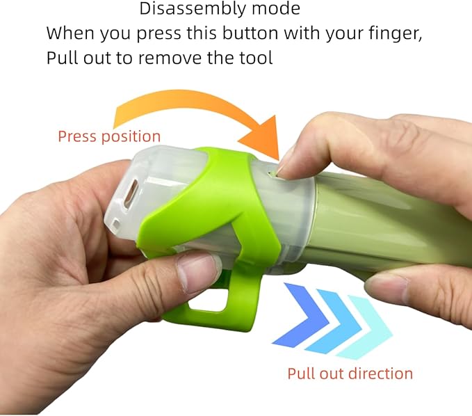 1400B Green Vacuum Hose Self-Cleaning Tool Attachment Compatible With Bissell 1400B 3194 3353 2458 3588F 1986 1425 1400W 1725R Replacement Part #1613828