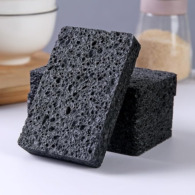 36 - Pack Non-Scratch Scrub Sponges - Sponges for Dishes and Washing Dishes, Cleaning Sponges for Kitchen Home and More（Black）