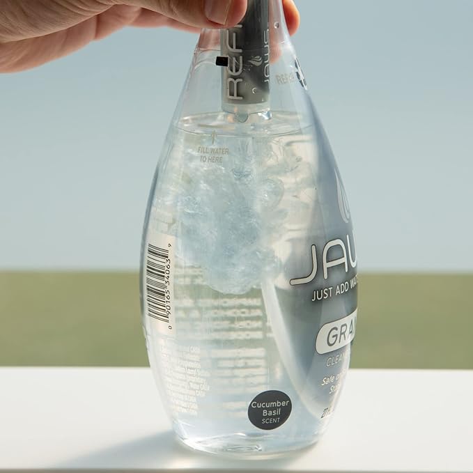 JAWS Granite Cleaner & Polish Bottle with 2 Refill Pods. Refillable Cleaning Supplies.