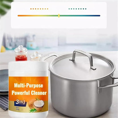 Wegodal Multi-Purpose Powerful Cleaner for Kitchen, Upgrade Heavy Kitchen Grease Remover, 3 In 1 Coconut Oil Natural Cleanser for Faucets, Tiles, Oven & Stove Top (2)
