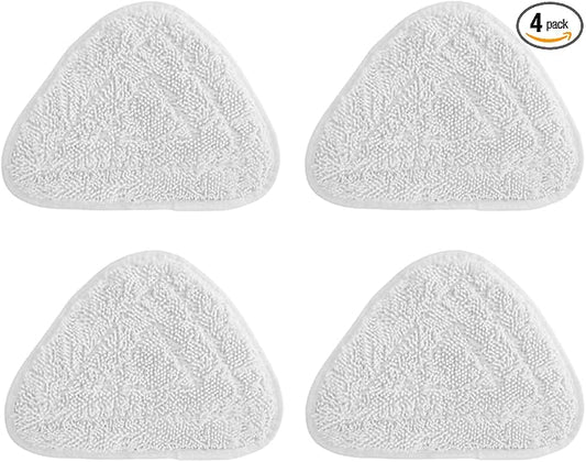 Diteje 4 Pack Replacement Triangle Mop Pads,Washable Refill Heads Compatible with O-ceda Microfiber Steam