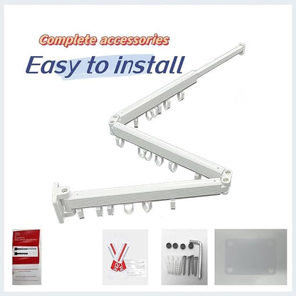 Clothes Drying Racks for Laundry,Wall Mounted Drying Rack Clothing,Foldable Drying Rack,Collapsible Dryer Rack,Clothes Hanger,Laundry Room Hanging Rack,Folding Indoor White