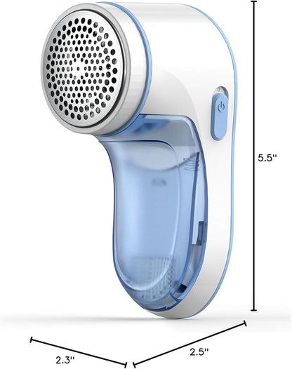 Fabric Shaver, Electric Lint Remover Lint Shaver for Clothes & Furniture, Sweater Shaver & Pill Remover - Effectively and Quickly Remove Pilling, Lint, Fuzz from Couch (Blue)