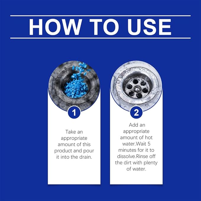 2026 Upgrade Drain Clog Remover, Pipeline Dredging Agent, Powerful Quick Cleaning Drain Toilet Cleaner Tool, Unclog Toilet Clog And Kitchen Sink Pipe Unblocker Powder
