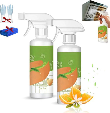 2026 New Electrolyzed Ion Kitchen Cleaner Spray, Multi-purpose Household and Kitchen Cleaning Spray, Heavy Quickly Dissolves Grease, No-Rinse, Leave Kitchens Appliances & Surfaces Spotless (2pc)